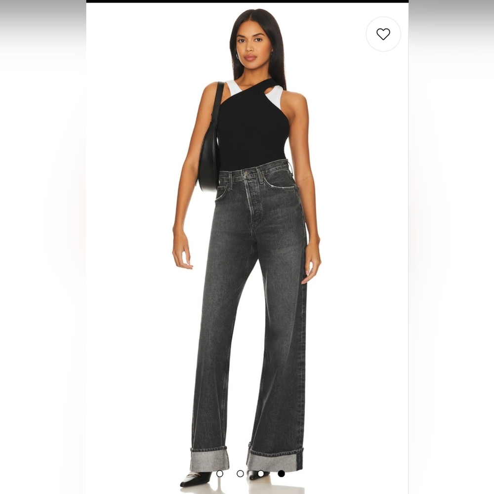 Agolde Wide-leg Dame Jeans